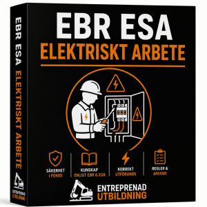 EBR-ESA-E1.1 Elektriskt arbete Distans